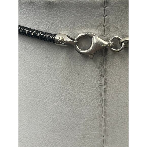 Sterling Silver Vintage Fire Opal Pendant Brooch Necklace Hecho En Mexico 22g - Picture 4 of 15